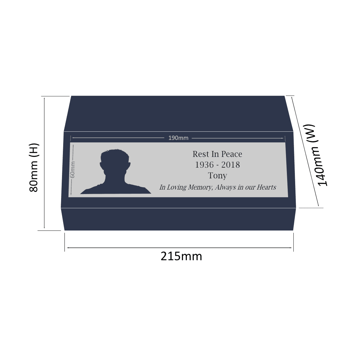 Personalised Desktop Memorial